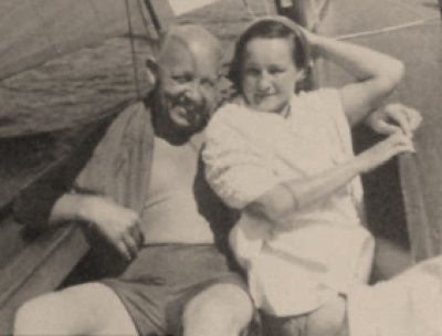 Sven Norrman i Gizela Zbyszyńska po wojnie w Szwecji [6]