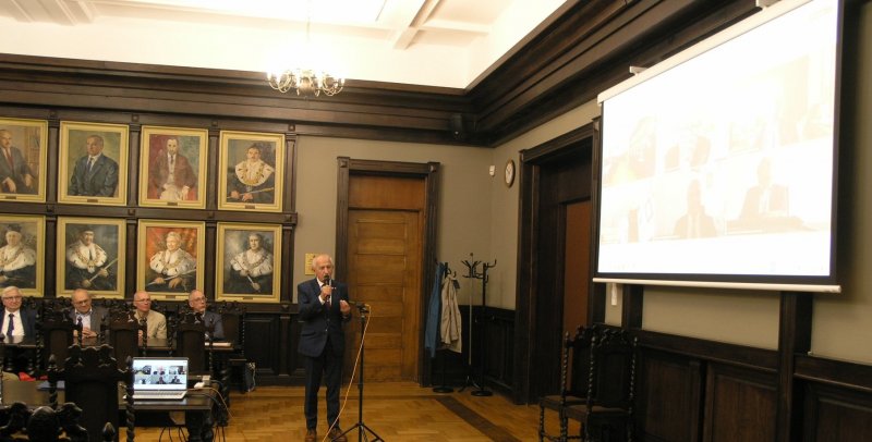 Prezes Oddziału Gdańsk SEP Stanisław Wojtas