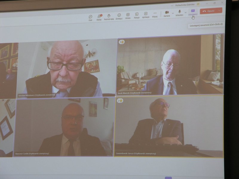 Prof. Marecki i Prezes SEP