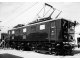 Prezentacja lokomotywy EL.103 wyprodukowanej w Chrzanowie na jednej z przedwojennych wystaw przemysłowych